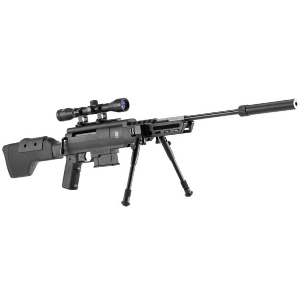 Carabine à air comprimé Black Ops type sniper cal. 4,5 mm
