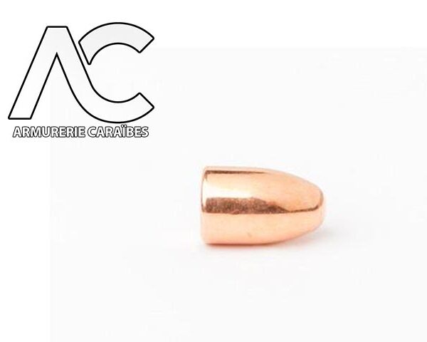 1000 Ogives PLOMB CUIVRE 9 RN-FCP 124gr Diam .355