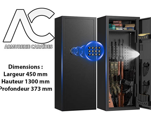 Coffre fort 10 à 12 armes longues serrure électronique