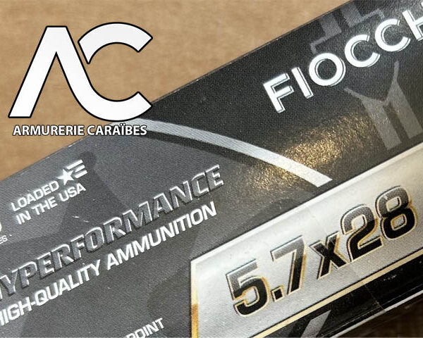 Munition FIOCCHI 5.7x28  HYPERFORMANCE Tipped Hollow Point - 50 munitions par boite