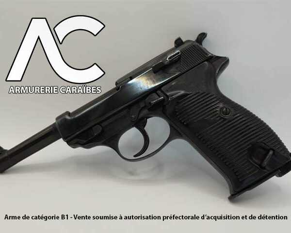 Walther P38 calibre 9mm luger avec deux chargeurs - Parfait état de fonctionnement