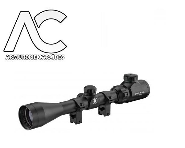 Lunette de visée  3-9 X 40 réticule Mildot illuminé rouge ou vert