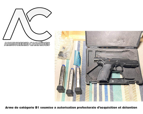 Pistolet CZ Shadow 2 - 9x19 monté simple action avec détente match - OCCASION