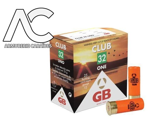 Cartouche GB CLUB 32 UNO Calibre 12